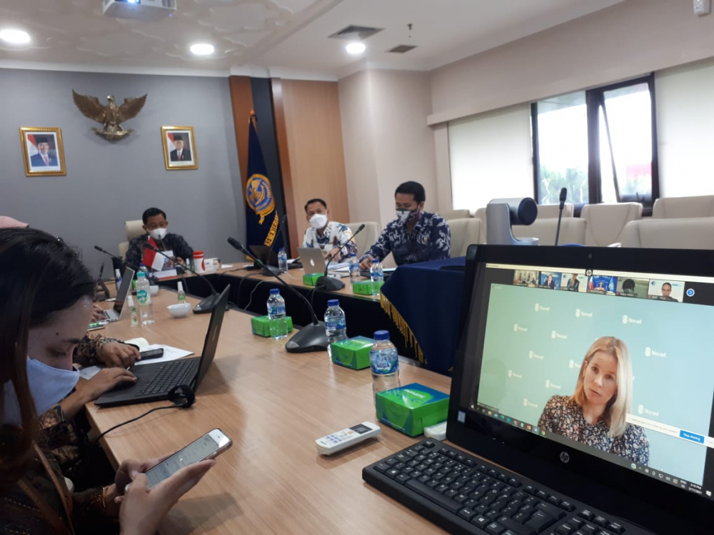 INDONESIA HADIRI PERTEMUAN EHLRM OF MEPSEAS PROJECT MELALUI VIRTUAL