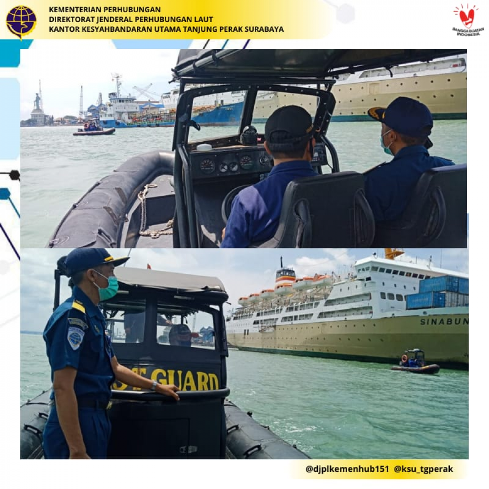 GIAT KEDATANGAN HMI (HIMPUNAN MAHASISWA ISLAM) DI PELABUHAN PENUMPANG GAPURA SURYA NUSANTARA TANJUNG PERAK SURABAYA