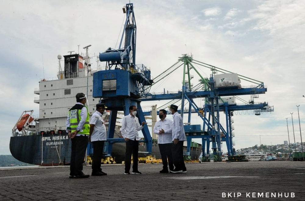Menhub Jelaskan Ke Presiden Rencana Pembangunan Pelabuhan Baru Ambon Yang Terintegrasi Dengan Pusat Kegiatan Perikanan