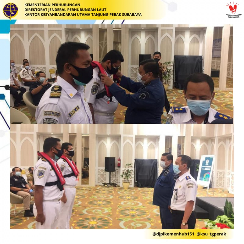 PENUTUPAN PRAKTEK MEMANDU KAPAL SISWA PANDU TK.II ANGKATAN XLIV DAN ANGKATAN XLV