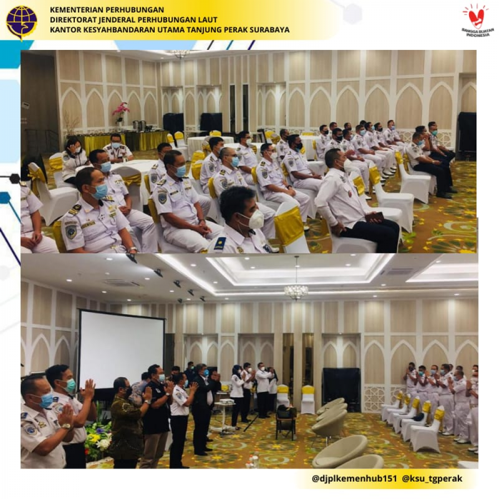 PENUTUPAN PRAKTEK MEMANDU KAPAL SISWA PANDU TK.II ANGKATAN XLIV DAN ANGKATAN XLV