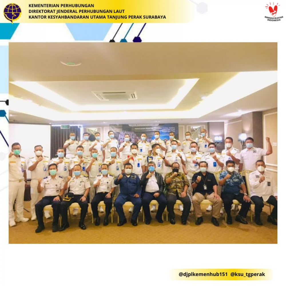 PENUTUPAN PRAKTEK MEMANDU KAPAL SISWA PANDU TK.II ANGKATAN XLIV DAN ANGKATAN XLV