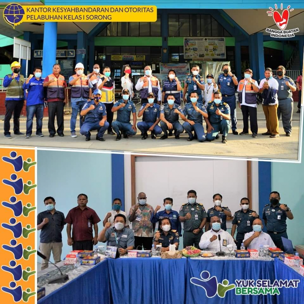 KSOP Sorong dampingi staf presiden RI kunjungi pelabuhan umum dan arar