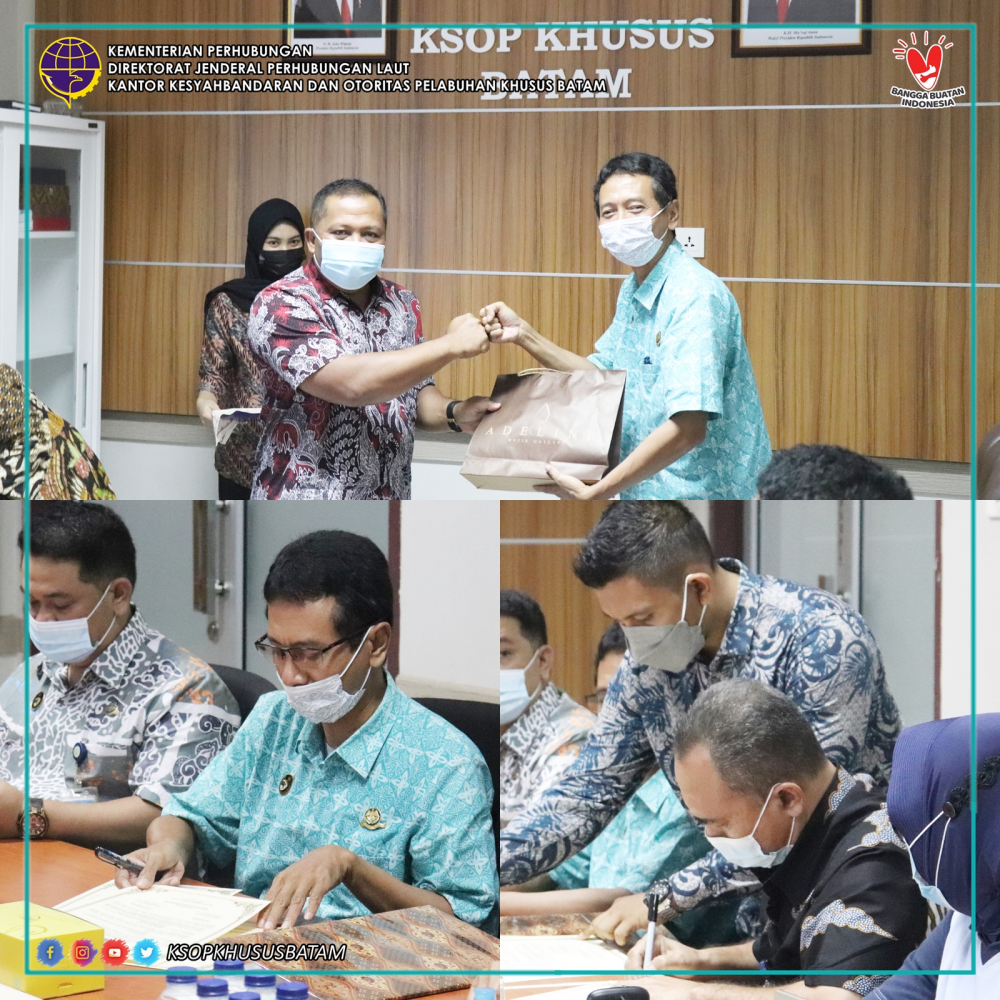 Acara Serah Terima Jabatan Pejabat Struktural di Kantor KSOP Khusus Batam