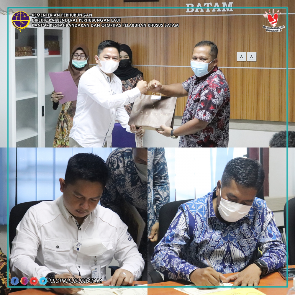 Acara Serah Terima Jabatan Pejabat Struktural di Kantor KSOP Khusus Batam
