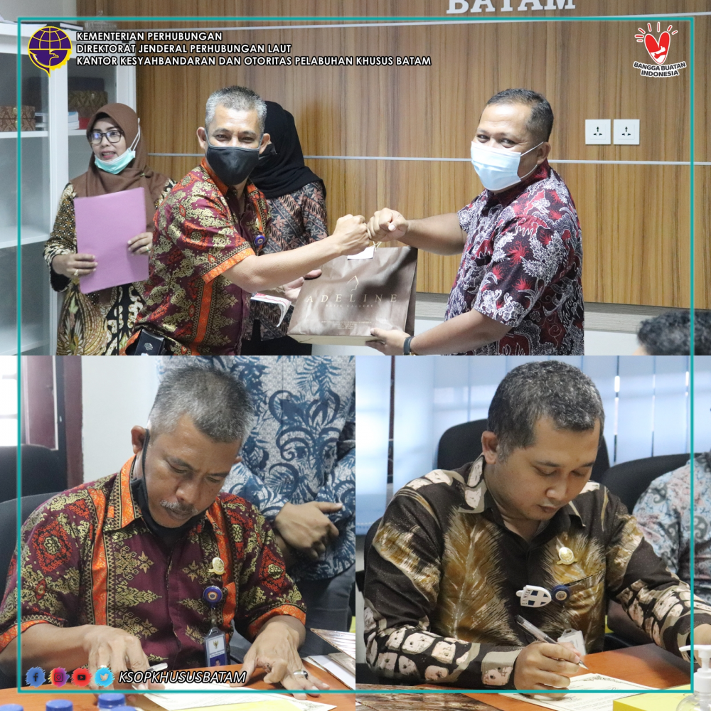 Acara Serah Terima Jabatan Pejabat Struktural di Kantor KSOP Khusus Batam