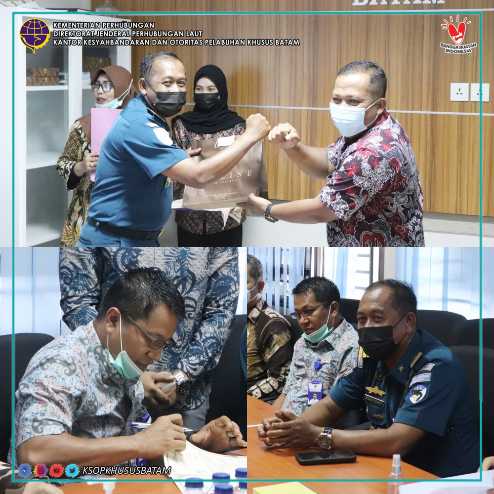 Acara Serah Terima Jabatan Pejabat Struktural di Kantor KSOP Khusus Batam