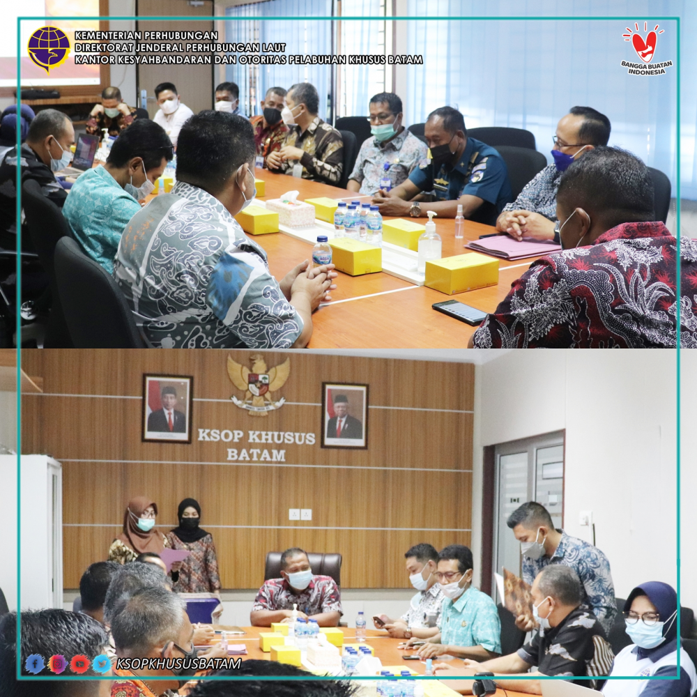 Acara Serah Terima Jabatan Pejabat Struktural di Kantor KSOP Khusus Batam