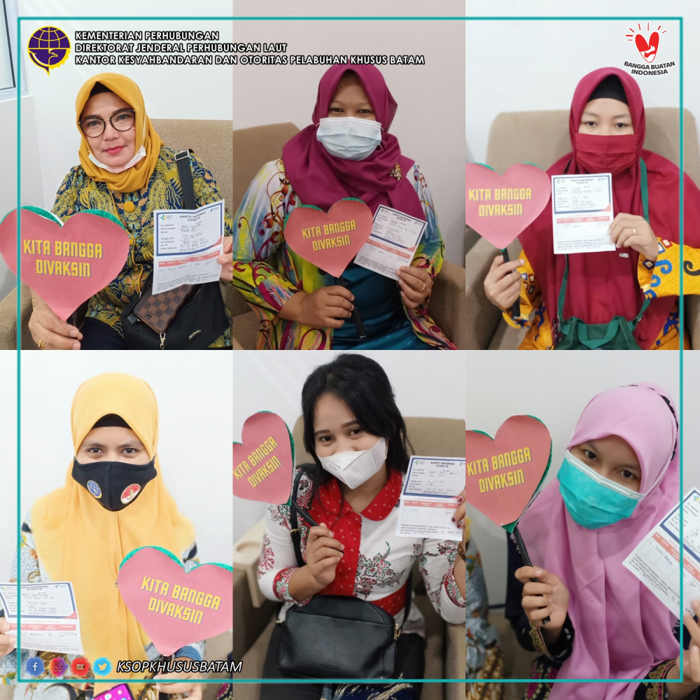 Kegiatan Vaksinasi Covid-19 Di Lingkungan Kantor Kesyahbandaran dan Otoritas Pelabuhan Khusus Batam