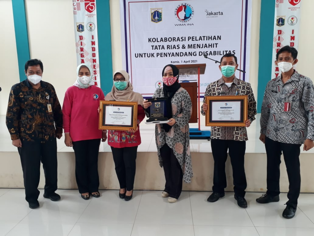 DITJEN HUBLA APRESIASI UPAYA WIMA INA BERDAYAKAN PEREMPUAN PENYANDANG DISABILITAS