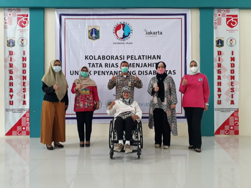 DITJEN HUBLA APRESIASI UPAYA WIMA INA BERDAYAKAN PEREMPUAN PENYANDANG DISABILITAS