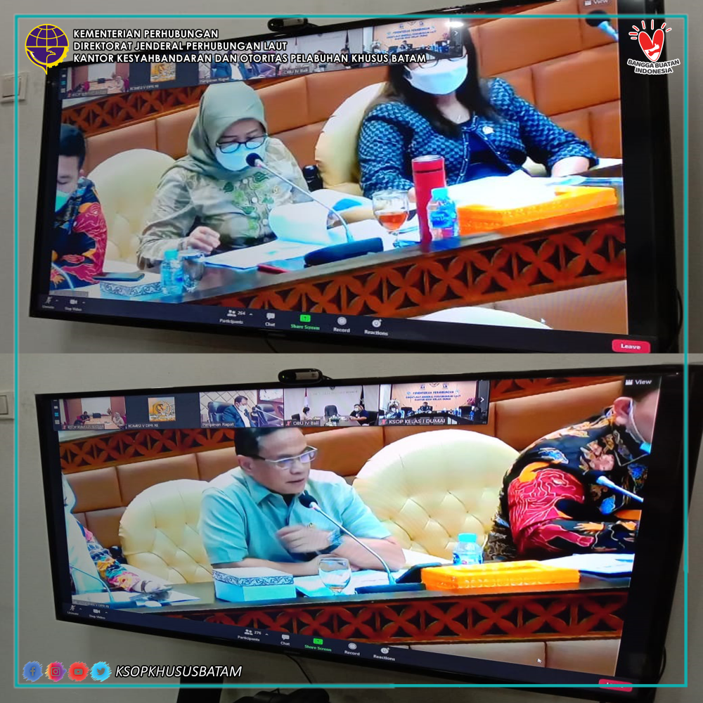 Udangan Rapat Dengar Pendapat (RDP) oleh Komisi V DPR RI Dengan Dirjen Perhubungan Laut Dan Dirjen Perhubungan Udara