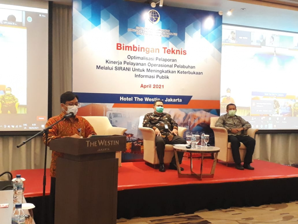 KEMENHUB OPTIMALKAN PELAPORAN PELAYANAN OPERASIONAL PELABUHAN MELALUI APLIKASI SIRANI
