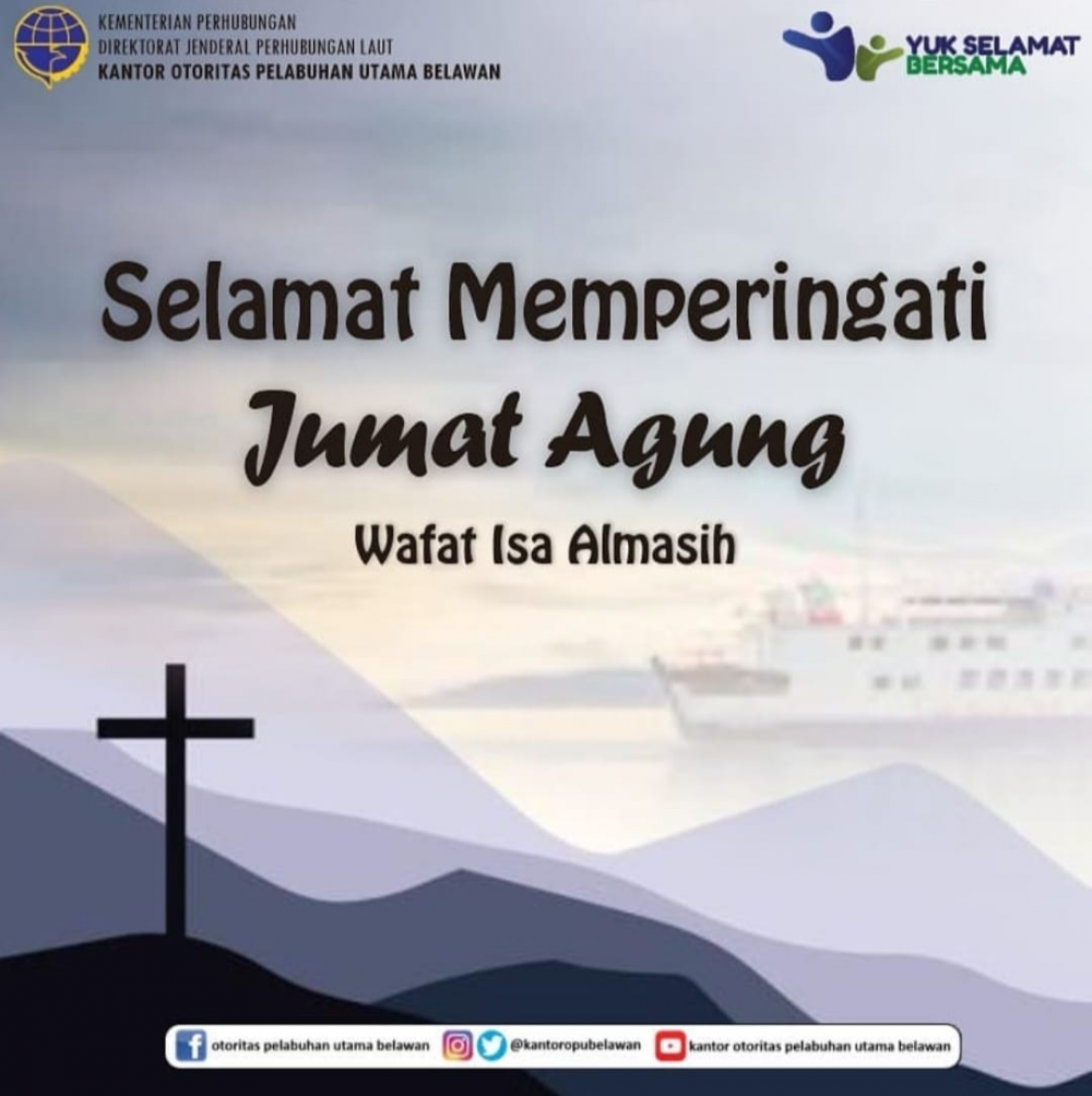 "Selamat Hari Jumat Agung"