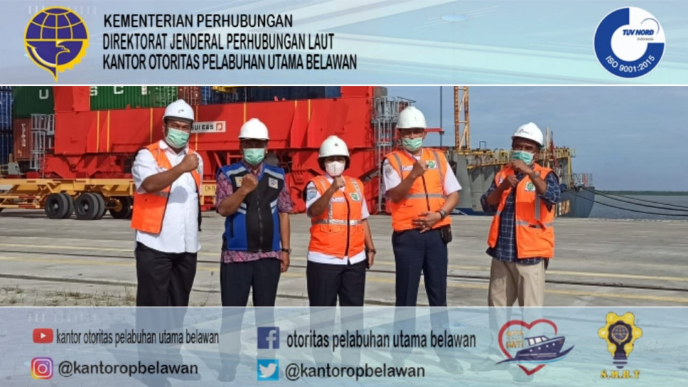 Uji Coba Pengoperasian (Terminal Test) Terminal Peti Kemas Belawan Fase 2