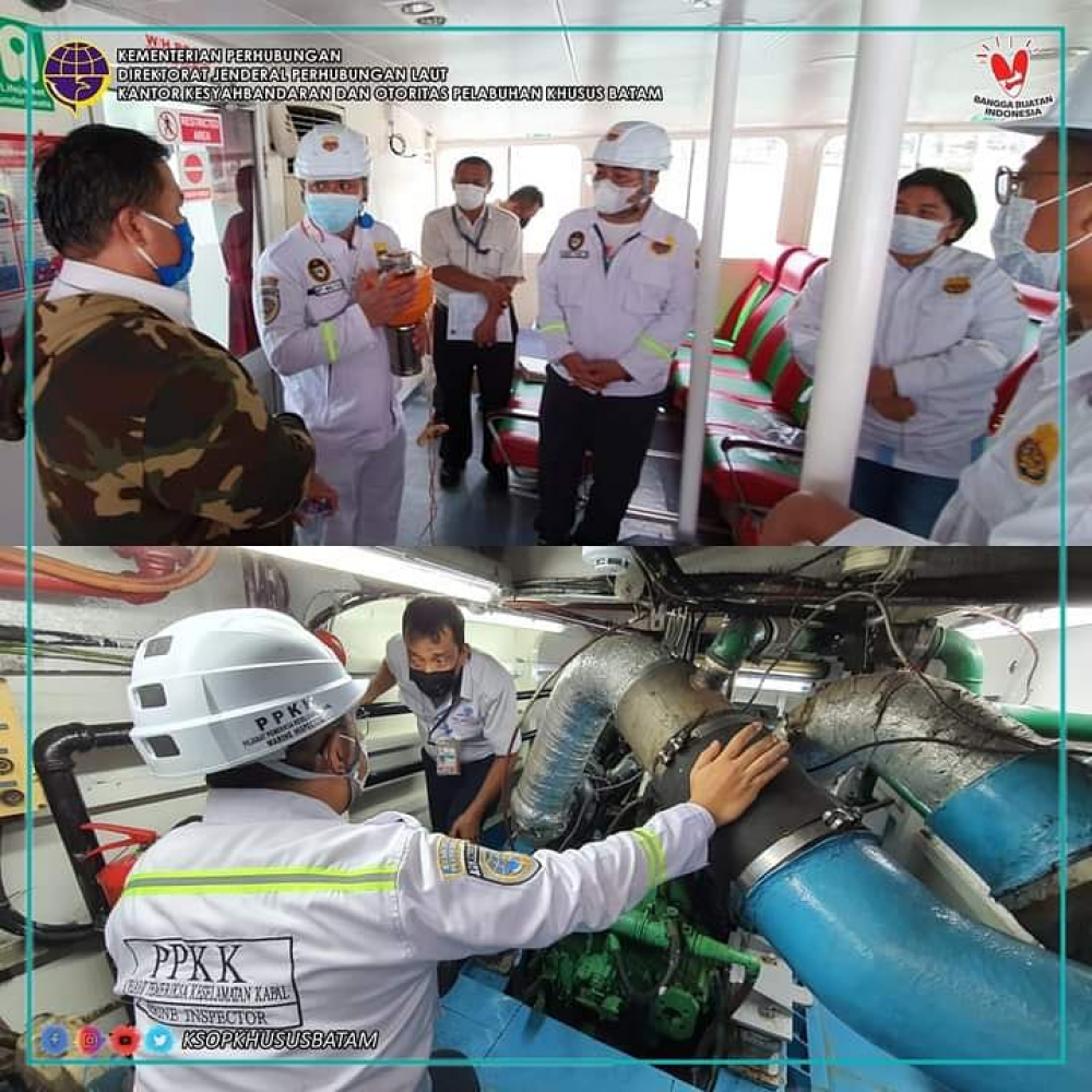 Kegiatan Inspeksi Keselamatan (Uji Petik) Kapal Penumpang Pelabuhan Domestik Sekupang, Pelabuhan Ro-Ro ASDP Punggur, dan Pelabuhan Internasional Batam Center
