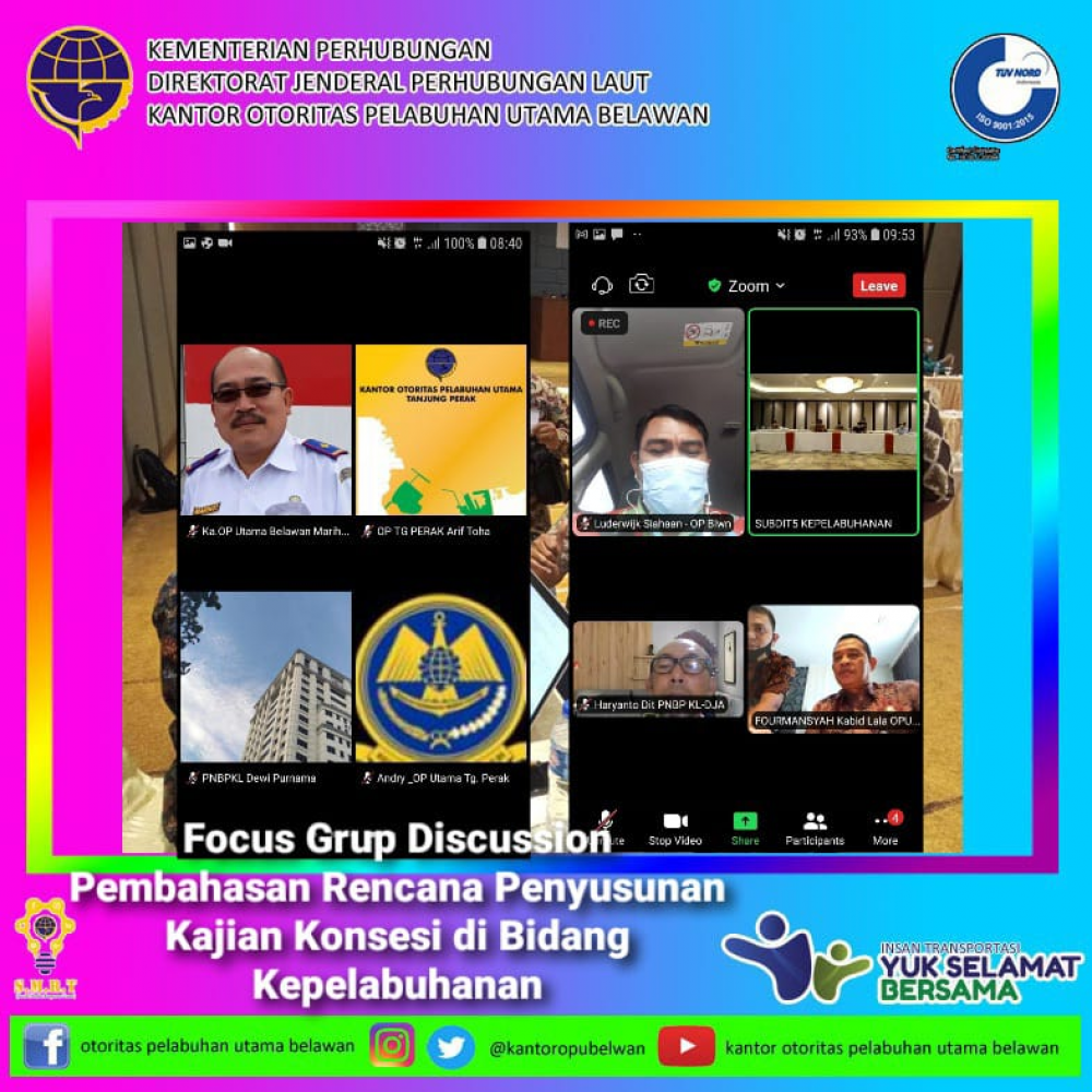 FOCUS GROUP DISCUSSION “PEMBAHASAN RENCANA PENYUSUNAN KAJIAN KONSESI DI BIDANG KEPELABUHANAN”