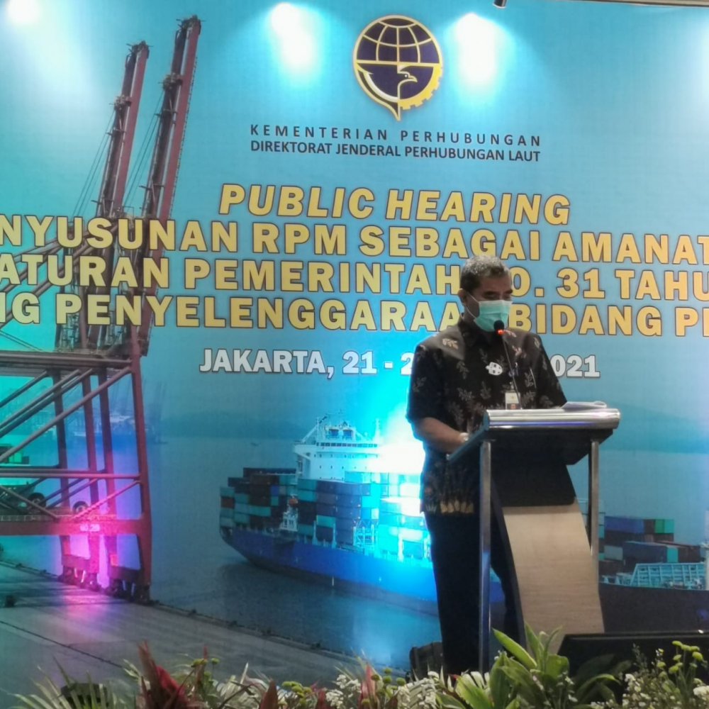 PERKAYA MATERI DI RPM TINDAK LANJUT OMNIBUS LAW PELAYARAN, KEMENHUB GELAR PUBLIC HEARING