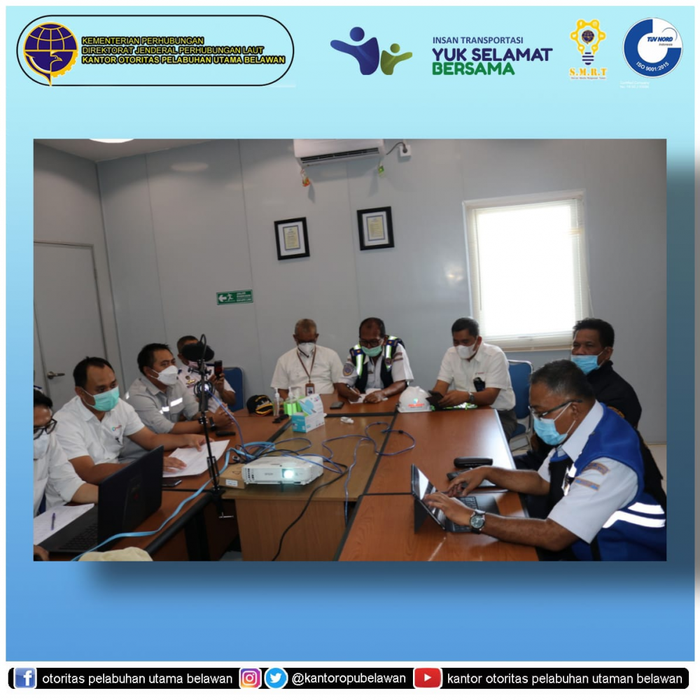 “Kegiatan Pemancangan Perdana Sheetpile Fase I Pada Area Reklamasi Terminal Peti Kemas Fase I di Belawan“