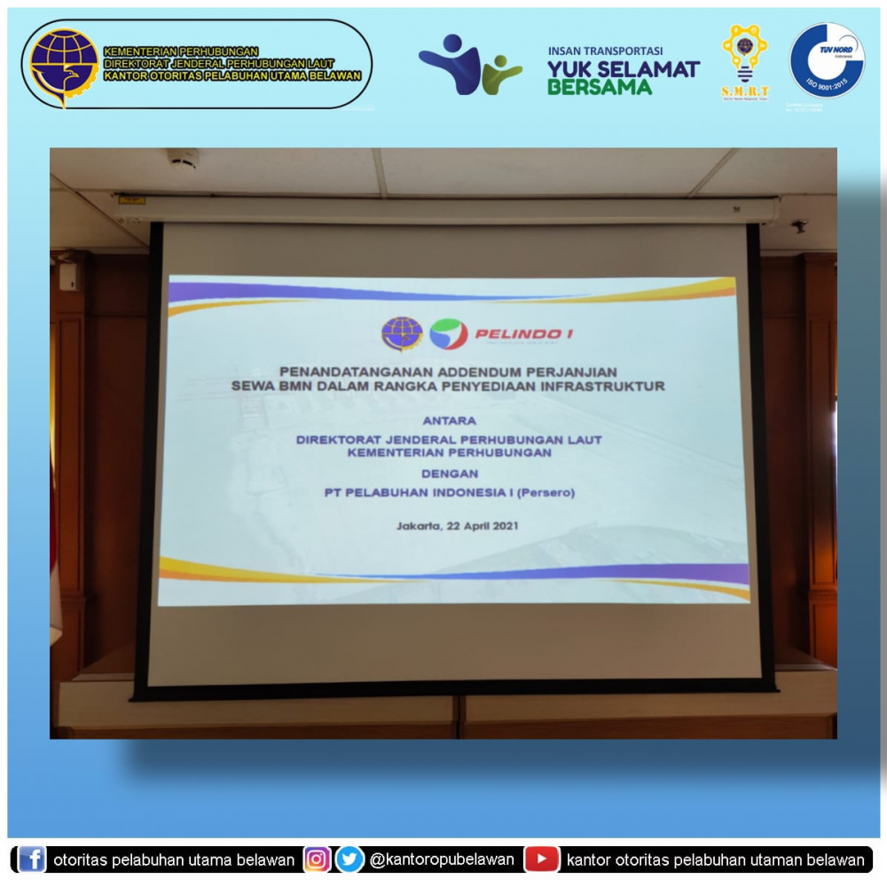 “Penandatanganan Addendum Perjanjian Sewa “
