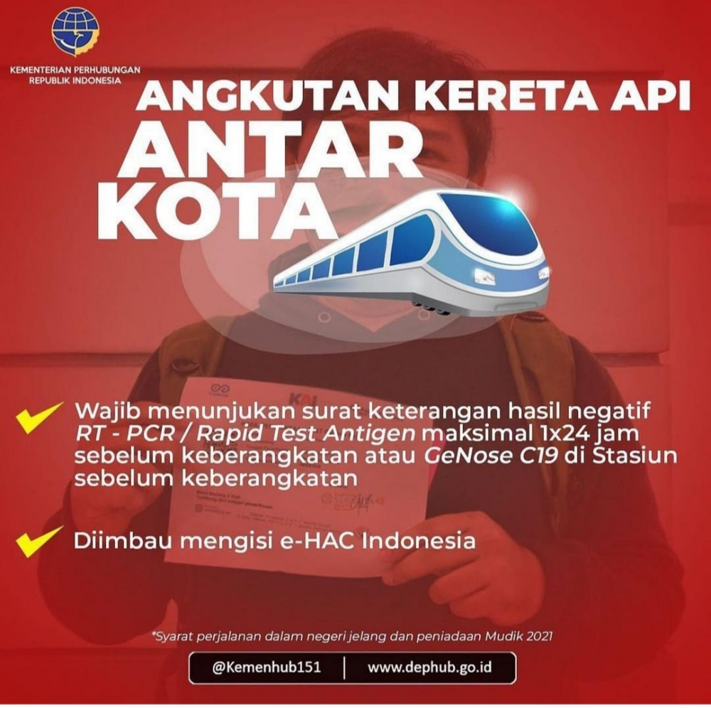 Syarat Perjalanan dalam Negeri Jelang dan Pasca Peniadaan Mudik 2021