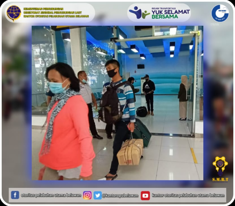"Monitoring Keberangkatan Kapal KM.Kelud di Terminal Bandar Deli Pelabuhan Belawan"