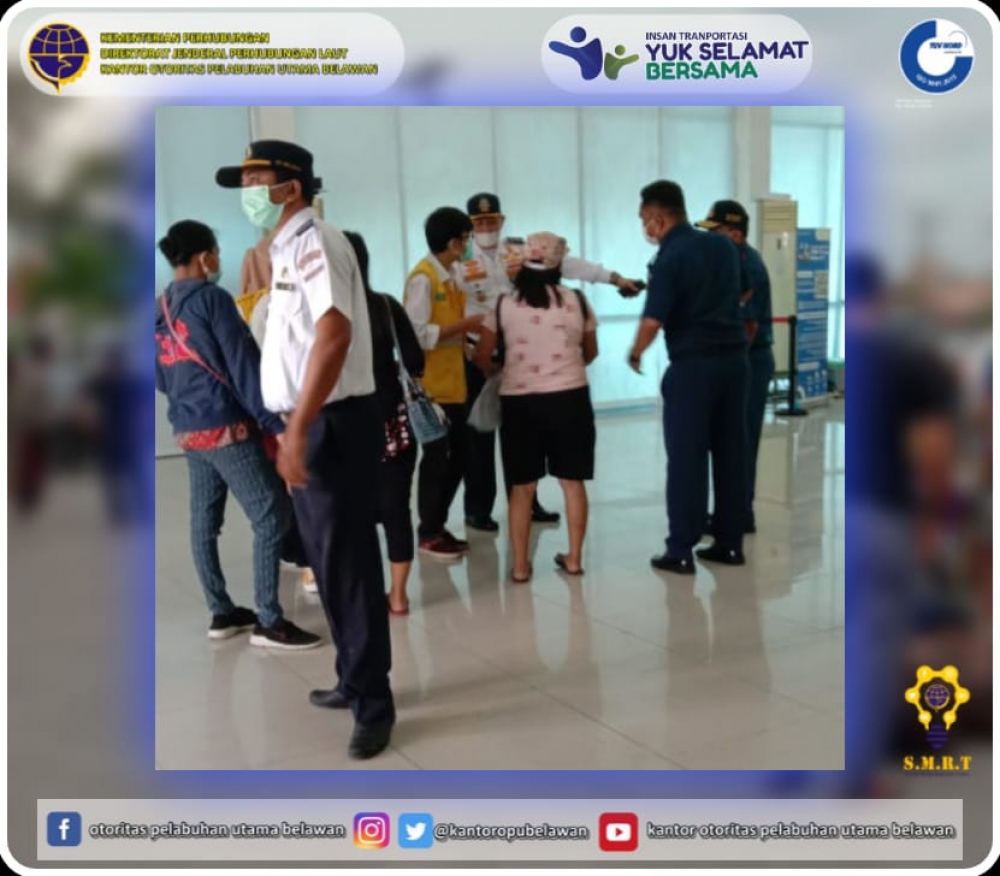 "Monitoring Keberangkatan Kapal KM.Kelud di Terminal Bandar Deli Pelabuhan Belawan"