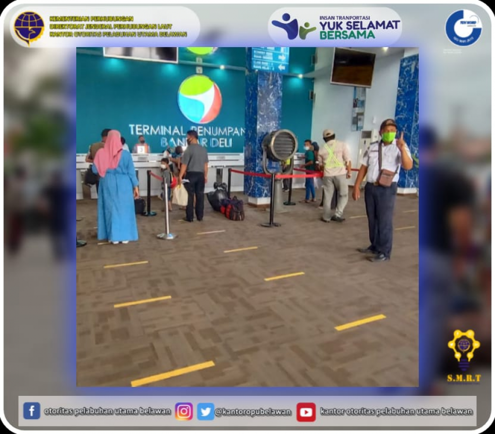 "Monitoring Keberangkatan Kapal KM.Kelud di Terminal Bandar Deli Pelabuhan Belawan"