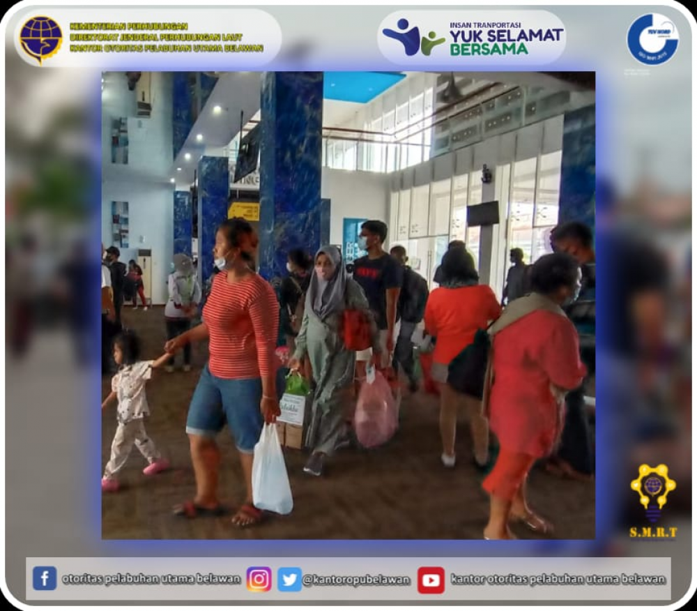 "Monitoring Keberangkatan Kapal KM.Kelud di Terminal Bandar Deli Pelabuhan Belawan"