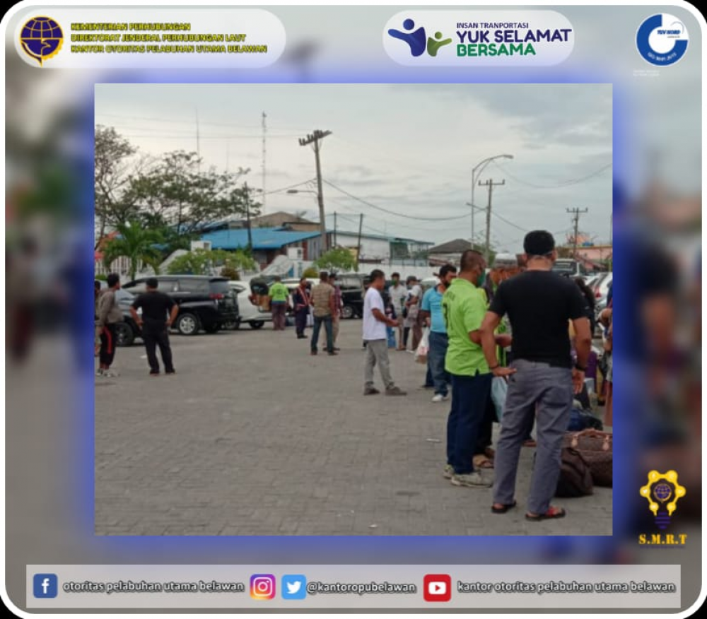 "Monitoring Keberangkatan Kapal KM.Kelud di Terminal Bandar Deli Pelabuhan Belawan"