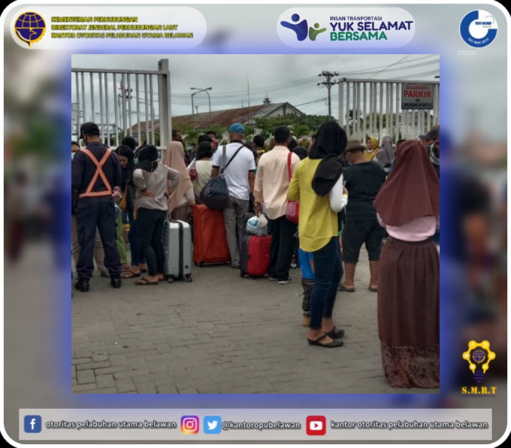 "Monitoring Keberangkatan Kapal KM.Kelud di Terminal Bandar Deli Pelabuhan Belawan"