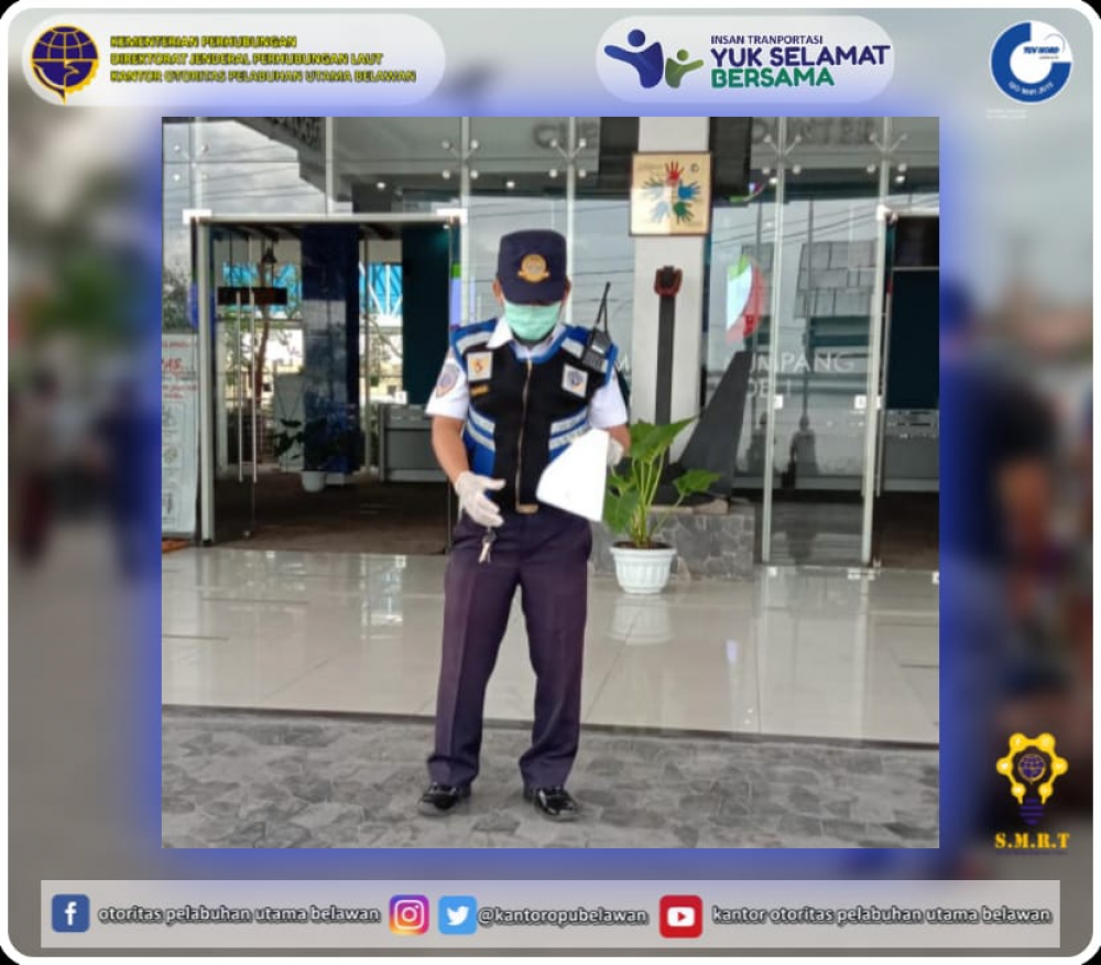 "Monitoring Keberangkatan Kapal KM.Kelud di Terminal Bandar Deli Pelabuhan Belawan"