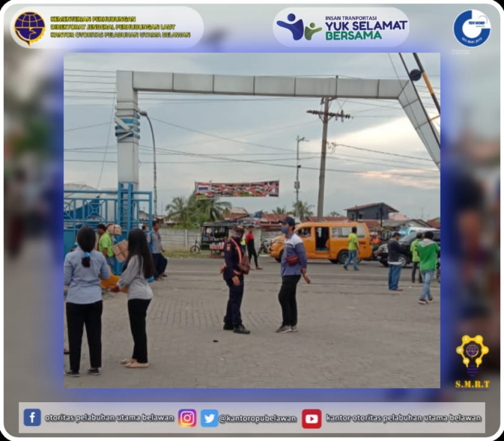 "Monitoring Keberangkatan Kapal KM.Kelud di Terminal Bandar Deli Pelabuhan Belawan"