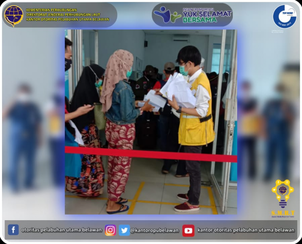 “UJI COBA GENOSE C19 DI TERMINAL PENUMPANG BANDAR DELI”