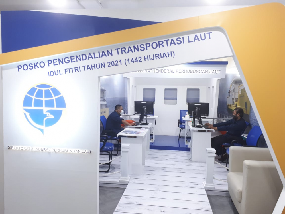 POSKO PENGENDALIAN TRANSPORTASI LAUT DI MASA IDUL FITRI 1442 H MULAI BEROPERASI HARI INI