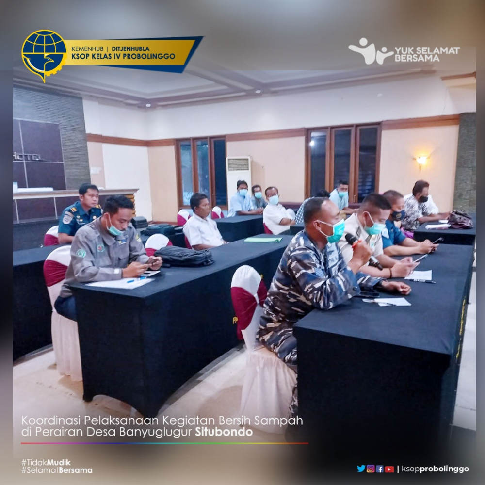 Rapat Koordinasi penanganan sampah di wilayah pesisir Desa Banyuglugur