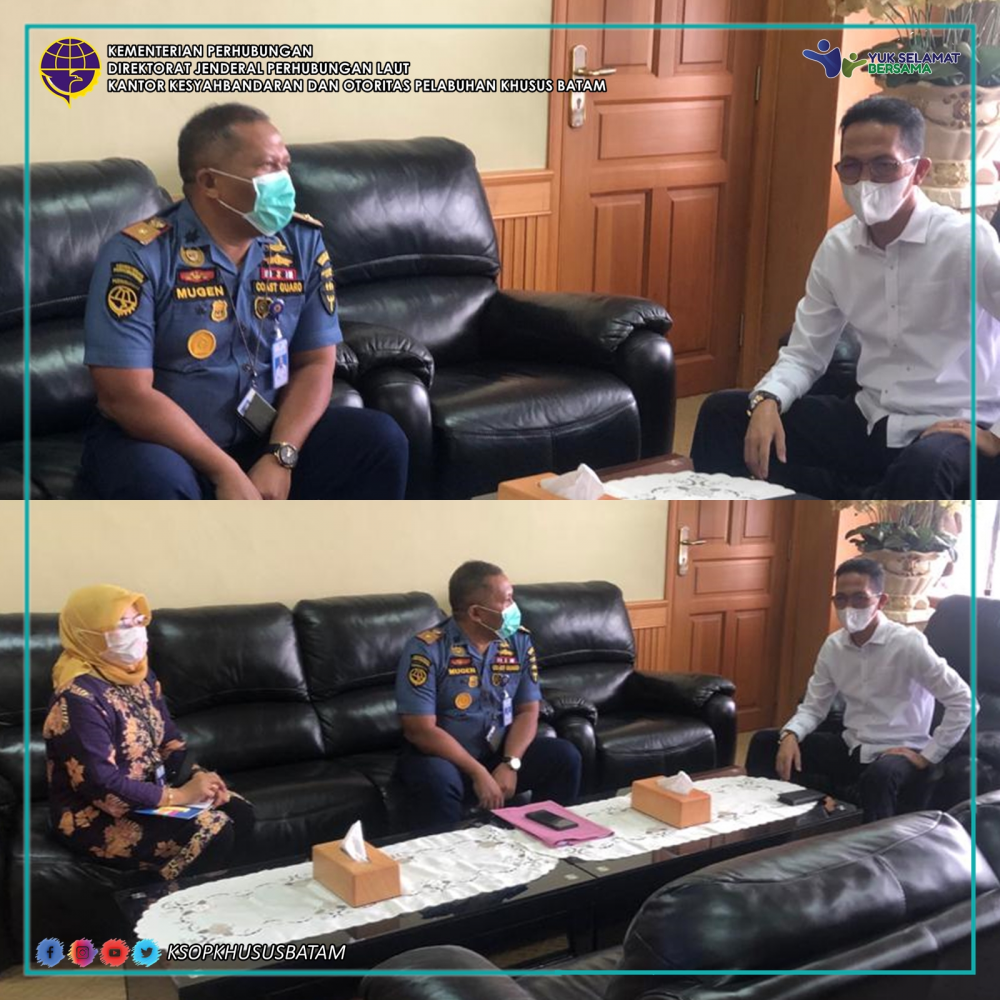 Kunjungan Kepala Kantor KSOP Khusus Batam ke Kantor Walikota Batam