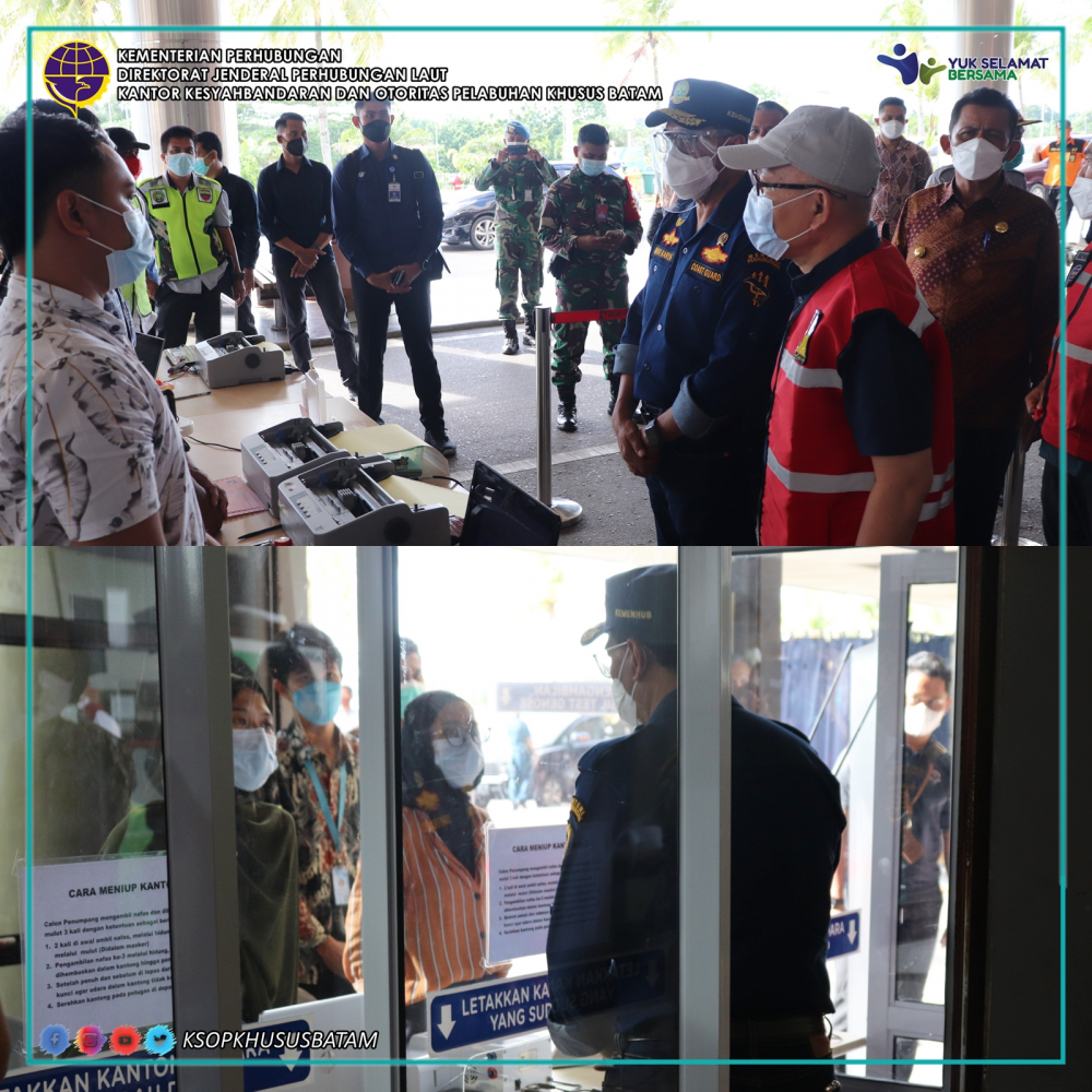 Kunjungan Kerja Menteri Perhubungan Republik Indonesia Bapak Budi Karya Sumadi ke Pelabuhan Internasional Batam Center