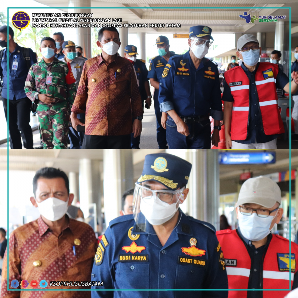 Kunjungan Kerja Menteri Perhubungan Republik Indonesia Bapak Budi Karya Sumadi ke Pelabuhan Internasional Batam Center