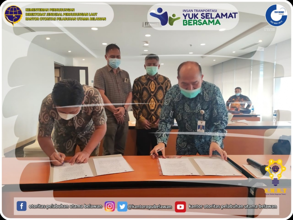 "Penandatanganan Berita Acara Kesepakatan Addendum III Perjanjian Konsesi Pengusahaan Terminal Petikemas Belawan Fase 2"