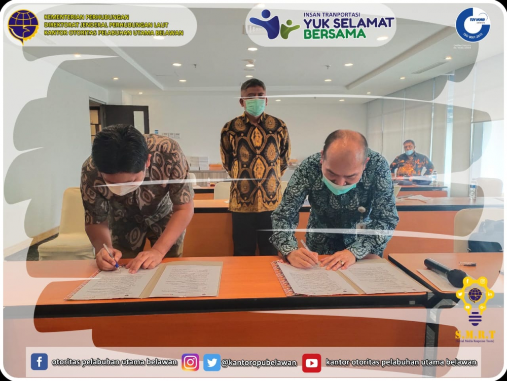 "Penandatanganan Berita Acara Kesepakatan Addendum III Perjanjian Konsesi Pengusahaan Terminal Petikemas Belawan Fase 2"