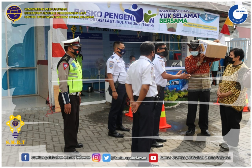 "Keberangkatan Kapal KM.Kelud di Pelabuhan Belawan"