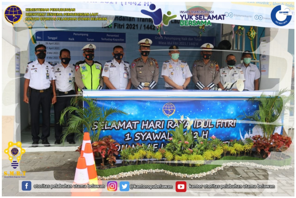 "Keberangkatan Kapal KM.Kelud di Pelabuhan Belawan"
