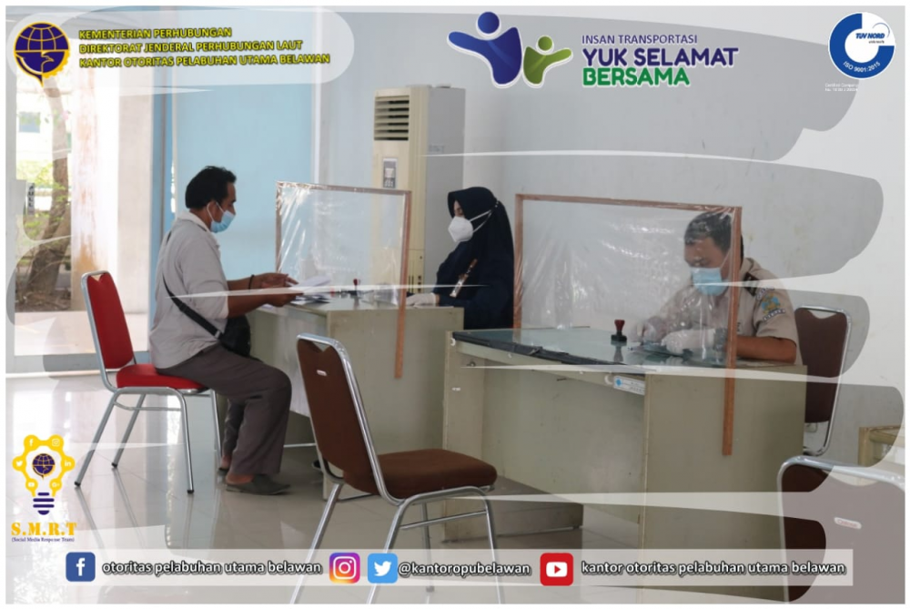 "Keberangkatan Kapal KM.Kelud di Pelabuhan Belawan"