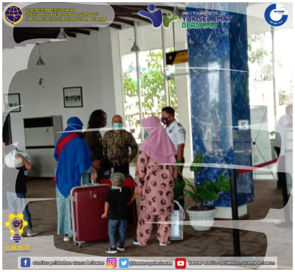"Keberangkatan Kapal KM.Kelud di Pelabuhan Belawan"