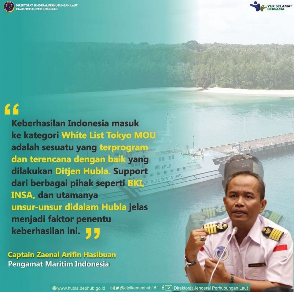 "Apa Kata Mereka Tentang Masuknya Indonesia Ke Kategori White List Tokyo MOU”