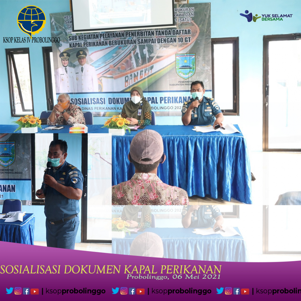 SOSIALISASI DOKUMEN KAPAL PERIKANAN DI WILAYAH KABUPATEN PROBOLINGGO