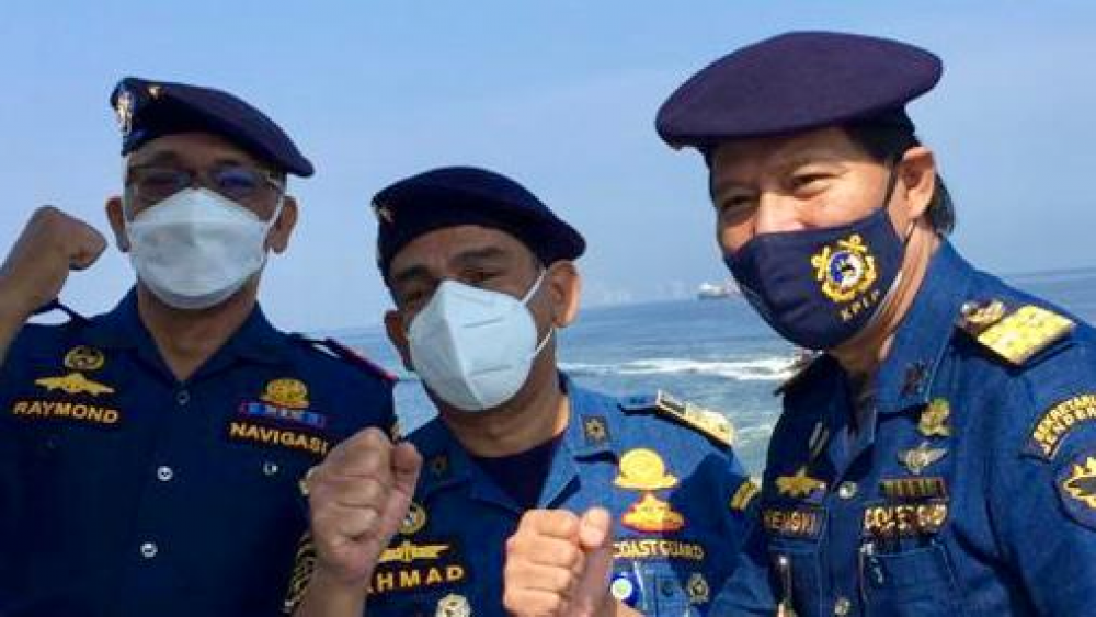 PEMANTAUAN ANGKUTAN LAUT DAN PENIADAAN MUDIK IDUL FITRI 1442 H, DISTRIK NAVIGASI KELAS I TANJUNG PRIOK GIAT PATROLI LAUT