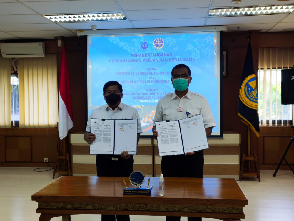 PEMERINTAH PERPANJANG PELIMPAHAN KEWENANGAN SERTIFIKASI STATUTORIA KAPAL KEPADA BKI