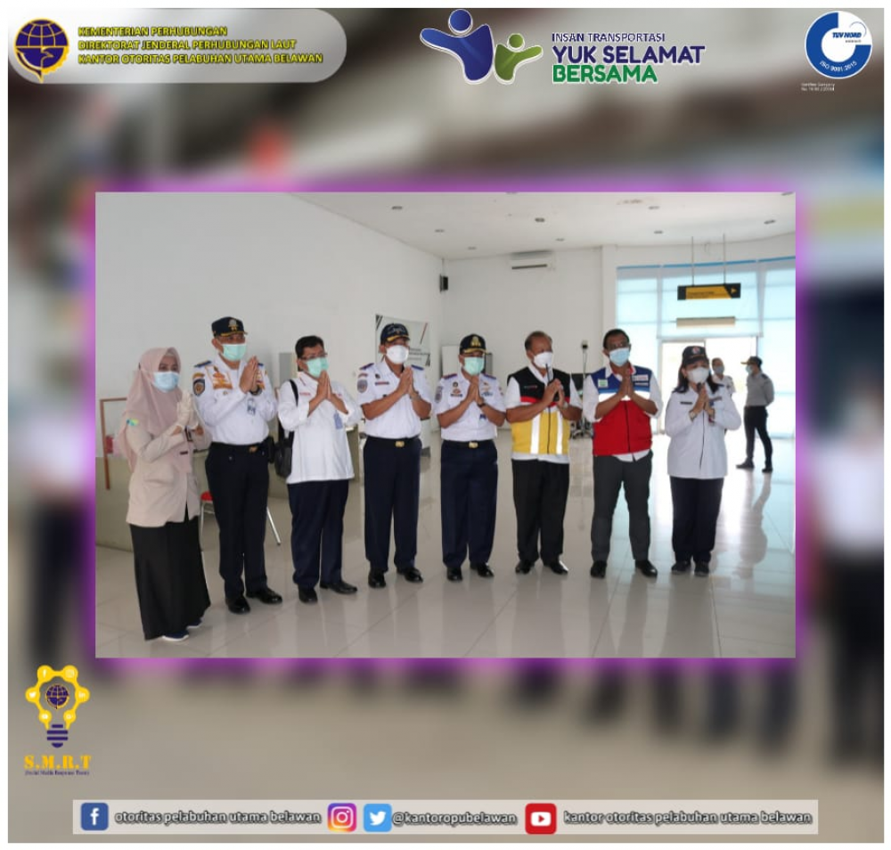 Kunjungan Inspektur III Dalam Rangka Monitoring dan Evaluasi Pengendalian Transportasi Selama Masa Idul Fitri Tahun 2021 (1442 H) Sesuai IM Nomor 3 Tahun 2021